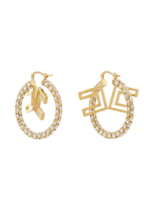 Elisabetta Franchi Kolczyki OR-50B-62E2-V330 Złoty. Materiał: metalowe. Kolor: złoty