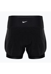 Spodenki do biegania damskie Nike Dri-Fit Swift Mid-Rise 3" 2IN1 XS. Kolor: czarny. Technologia: Dri-Fit (Nike)