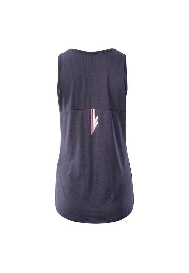 Hi-tec - Tank Top Damski Trening Lady Lesu. Typ kołnierza: polo. Kolor: szary. Sport: fitness