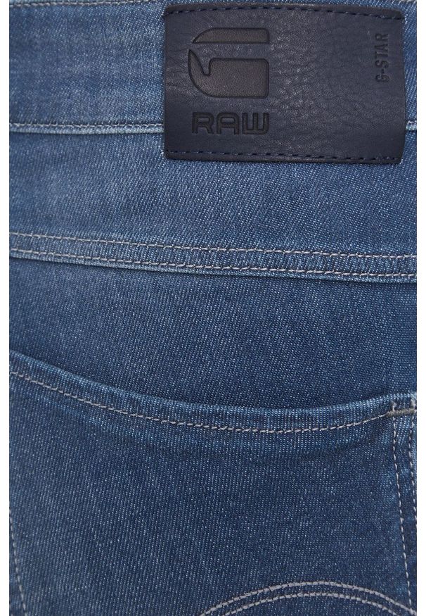 G-Star RAW - G-Star Raw Jeansy Lhana damskie medium waist. Kolor: niebieski
