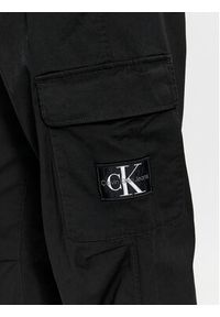 Calvin Klein Jeans Spodnie materiałowe Essential J30J324537 Czarny Regular Fit. Kolor: czarny. Materiał: materiał, bawełna #4