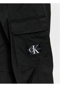 Calvin Klein Jeans Spodnie materiałowe Essential J30J324537 Czarny Regular Fit. Kolor: czarny. Materiał: materiał, bawełna