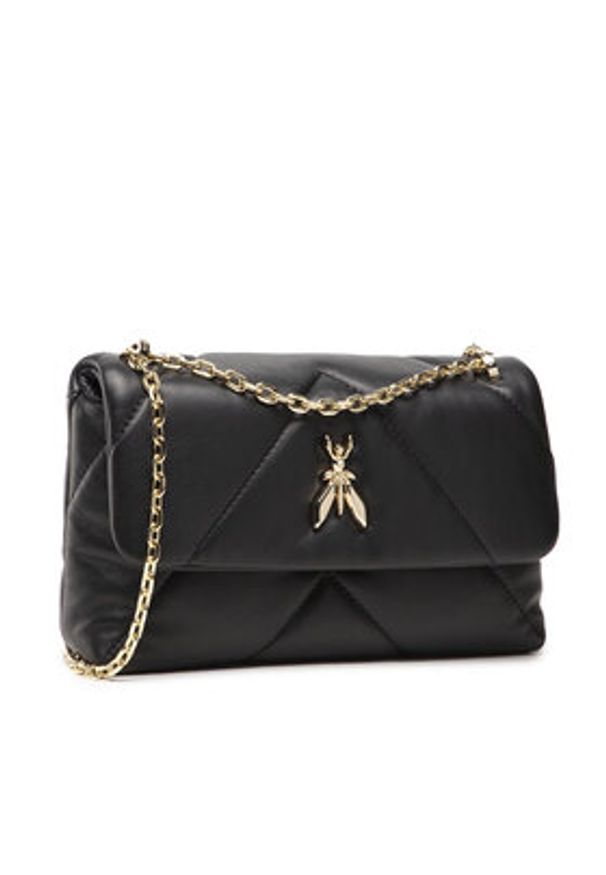 Patrizia Pepe Torebka CB0084/L006-K103 Czarny. Kolor: czarny. Materiał: skórzane