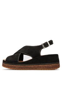 Clarks Sandały Kassanda Step 26177299 Czarny. Kolor: czarny. Materiał: nubuk, skóra #5