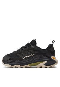 Merrell Sneakersy Moab Speed 2 J037525 Czarny. Kolor: czarny. Materiał: materiał, mesh