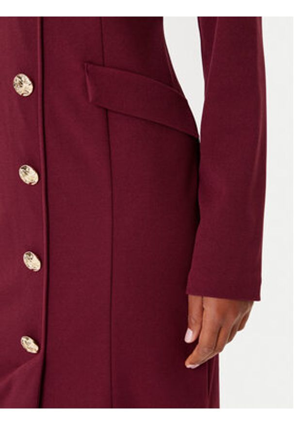 Joseph Ribkoff Sukienka koktajlowa 253072 Bordowy Regular Fit. Kolor: czerwony. Materiał: syntetyk. Styl: wizytowy