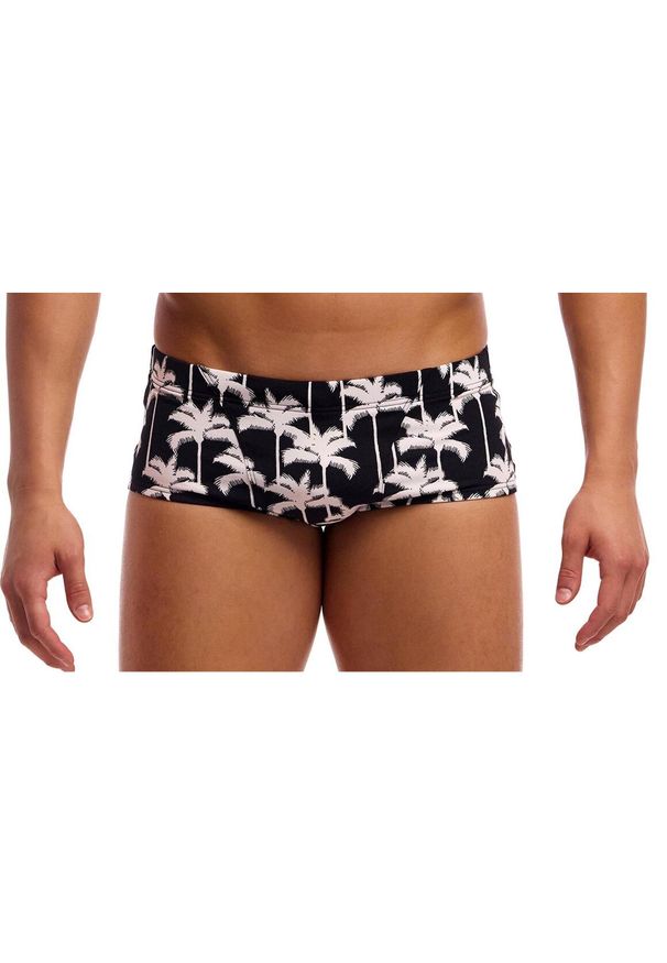 FUNKY TRUNKS - Kąpielówki Funky Trunks Palm Night - trunki męskie. Kolor: czarny