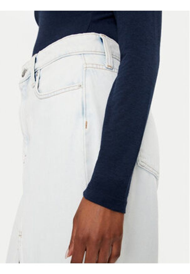 Pinko Golf Abdaly 102067 A24I Granatowy Regular Fit. Typ kołnierza: golf. Kolor: niebieski. Materiał: wiskoza