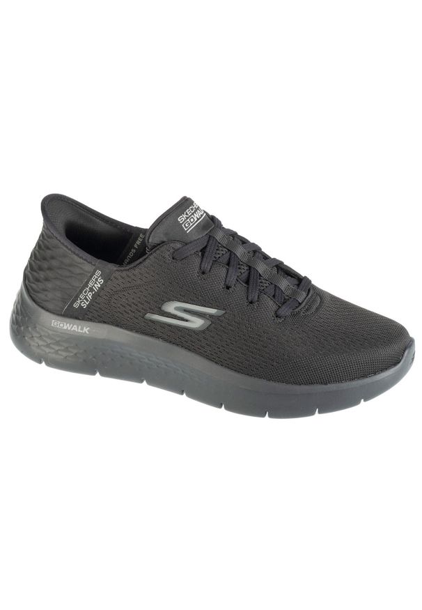 skechers - Buty do biegania męskie, Slip-Ins: Max Cushioning Premier 2.0. Kolor: czarny. Materiał: materiał, syntetyk