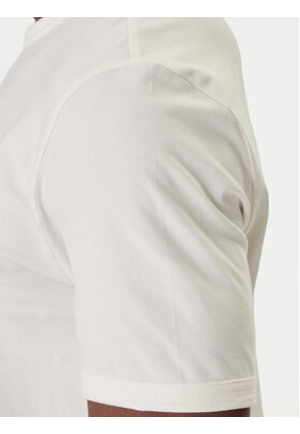 Guess T-Shirt Z6RI07 J1314 Écru Regular Fit. Kolor: kremowy. Materiał: bawełna