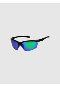 4f - 4F Okulary sportowe z multibarwną powłoką - zielone Uniwersalny. Kolor: zielony. Wzór: gradientowy #1