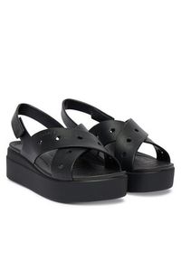 Crocs Sandały Brooklyn 4U Cross Strap Sandal 212254 Czarny. Kolor: czarny #3