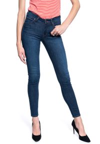 Lee - DAMSKIE SPODNIE JEANSOWE LEE SCARLETT FOSTER DARK L526MHBM