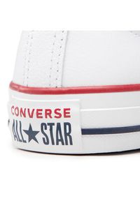 Converse Trampki Chuck Taylor All Star Ox 132173C Biały. Kolor: biały. Materiał: skóra #7