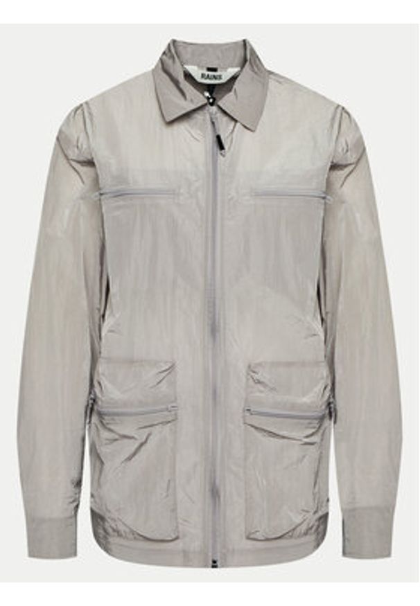 Rains Koszula Kano Overshirt 19220 Szary Regular Fit. Kolor: szary. Materiał: syntetyk