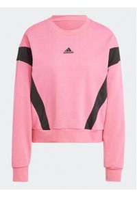 Adidas - adidas Dres Laziday IJ8795 Różowy Regular Fit. Kolor: różowy. Materiał: bawełna, dresówka