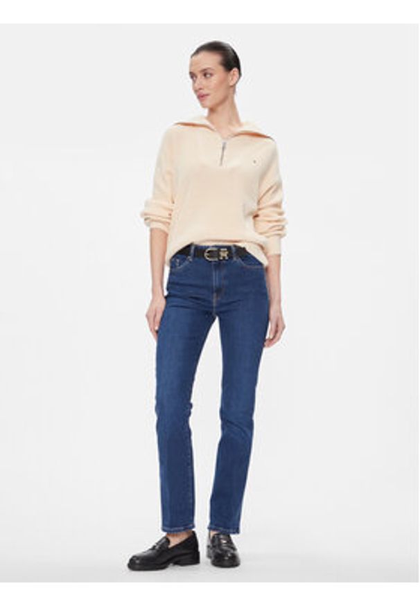 TOMMY HILFIGER - Tommy Hilfiger Jeansy WW0WW40649 Granatowy Bootcut Fit. Kolor: niebieski