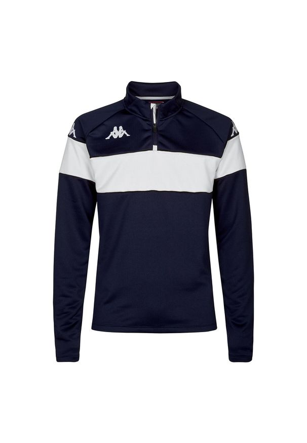 Bluza Kappa Dovare. Kolor: niebieski, biały, wielokolorowy. Materiał: materiał, poliester. Wzór: kolorowy. Sport: fitness