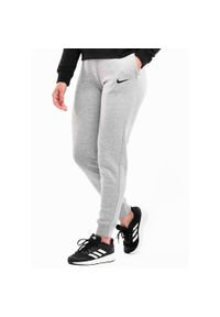 Spodnie sportowe damskie Nike Wmns Fleece Pants. Kolor: wielokolorowy, szary, czarny. Materiał: dresówka