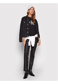 Calvin Klein Jeans T-Shirt J20J219142 Czarny Regular Fit. Kolor: czarny. Materiał: bawełna #2