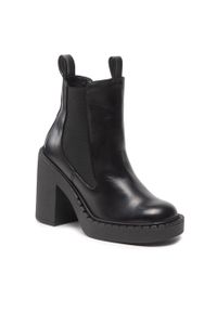 Botki Simple SL-34-02-000073 101. Kolor: czarny. Materiał: skóra #1