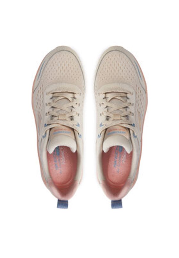 skechers - Skechers Sneakersy D'Lux Walker 2.0-Daisy Doll 150093/NTMT Beżowy. Kolor: beżowy. Materiał: mesh, materiał