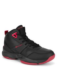 Champion Sneakersy ACADEMY MID CUT SHOE S22399-KK001 Czarny. Kolor: czarny. Materiał: materiał #7