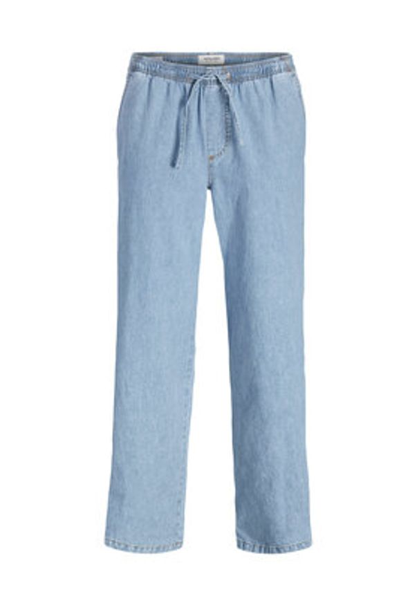 Jack & Jones - Jack&Jones Spodnie materiałowe Bill 12270255 Niebieski Relaxed Fit. Kolor: niebieski. Materiał: bawełna