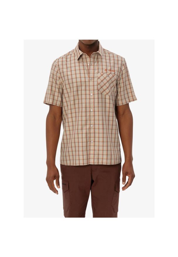 Koszula turystyczna męska Vaude Albsteig Shirt III. Kolor: beżowy