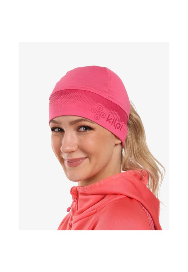 Czapka do biegania Kilpi TAIL-U. Kolor: różowy. Styl: sportowy