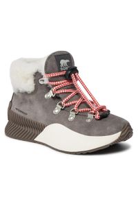 sorel - Trzewiki Sorel Youth Out N About™ Conquest Wp NY4566-052 Quarry/Gum 15. Kolor: szary. Materiał: guma #1