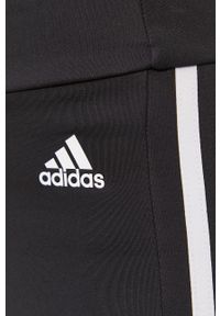 Adidas - adidas Legginsy GL4040 damskie kolor czarny gładkie. Stan: podwyższony. Kolor: czarny. Materiał: dzianina. Wzór: gładki #3
