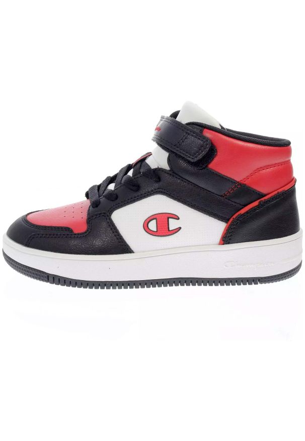 Champion - Buty na co dzień dziecięce CHAMPION REBOUND 2.0 MID wysokie. Okazja: na co dzień. Zapięcie: rzepy. Kolor: wielokolorowy, biały. Sport: turystyka piesza