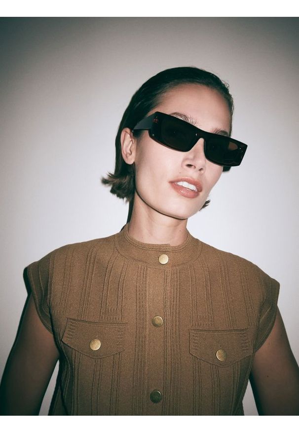 Reserved - Okulary przeciwsłoneczne - brązowy. Kolor: brązowy