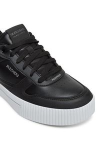 skechers - Skechers Sneakersy Jade-Put It In Neutral 185222/BLK Czarny. Kolor: czarny. Materiał: skóra
