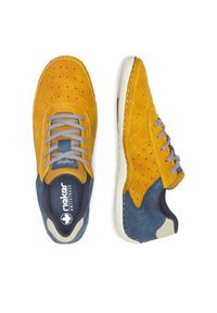 Rieker Sneakersy 07506-68 Żółty. Kolor: żółty. Materiał: syntetyk #2