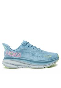 HOKA - Hoka Buty do biegania Clifton 9 Wide 1132211 Niebieski. Kolor: niebieski. Materiał: materiał