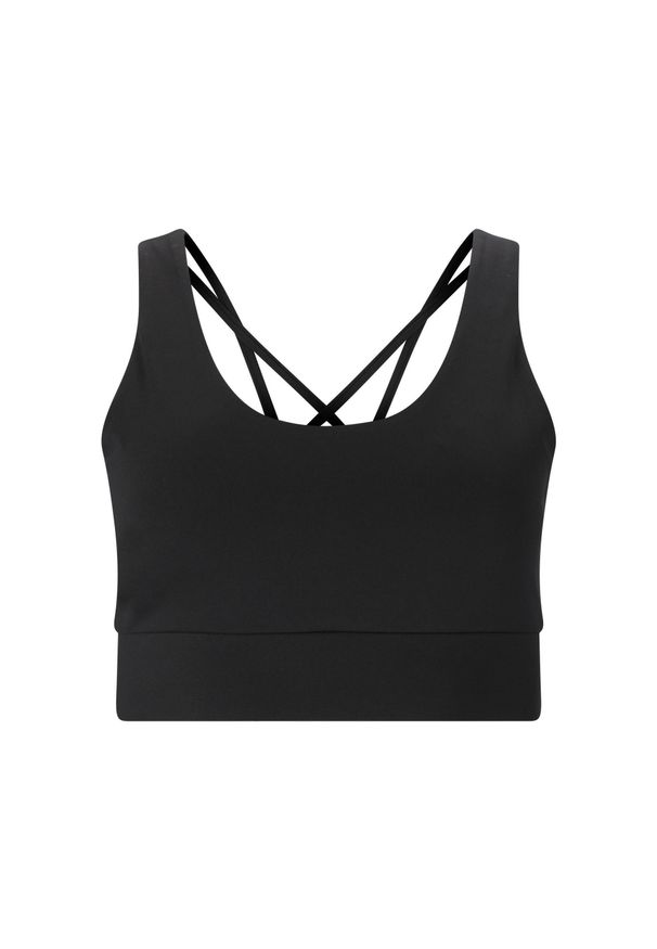 Biustonosz dla kobiet Athlecia Gaby V2. Kolor: czarny. Sport: fitness