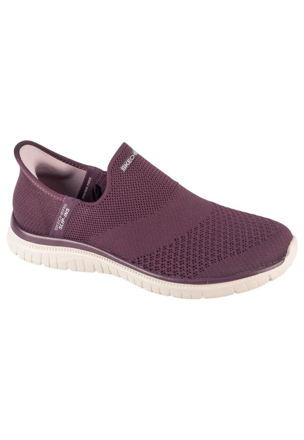 skechers - Buty sportowe Sneakersy damskie, Slip-ins: Virtue - Sleek. Okazja: na co dzień. Kolor: czerwony. Sport: turystyka piesza