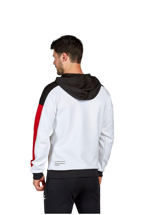 ERIMA - Sweat z kapturem Erima Change. Okazja: na co dzień. Typ kołnierza: kaptur. Kolor: wielokolorowy, biały, czarny. Materiał: polar. Styl: casual