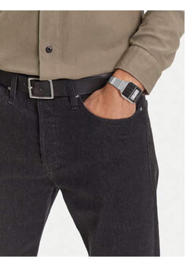 Casio Zegarek Vintage Edgy CA-500WE-1AEF Srebrny. Kolor: srebrny. Styl: vintage