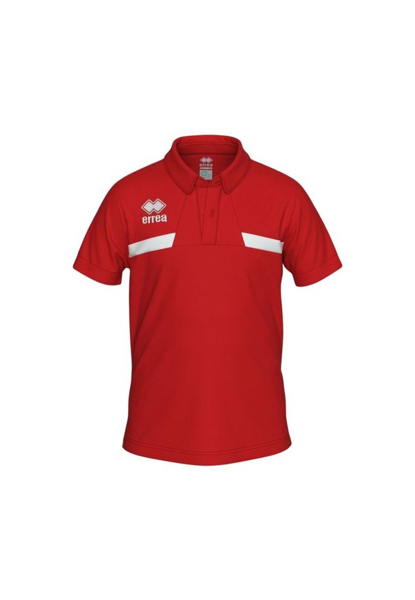 ERREA - Polo Errea Melvin. Typ kołnierza: polo. Kolor: czerwony, biały, wielokolorowy