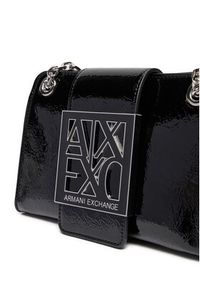 Armani Exchange Torebka 948590 4F766 00020 Czarny. Kolor: czarny. Materiał: skórzane #4