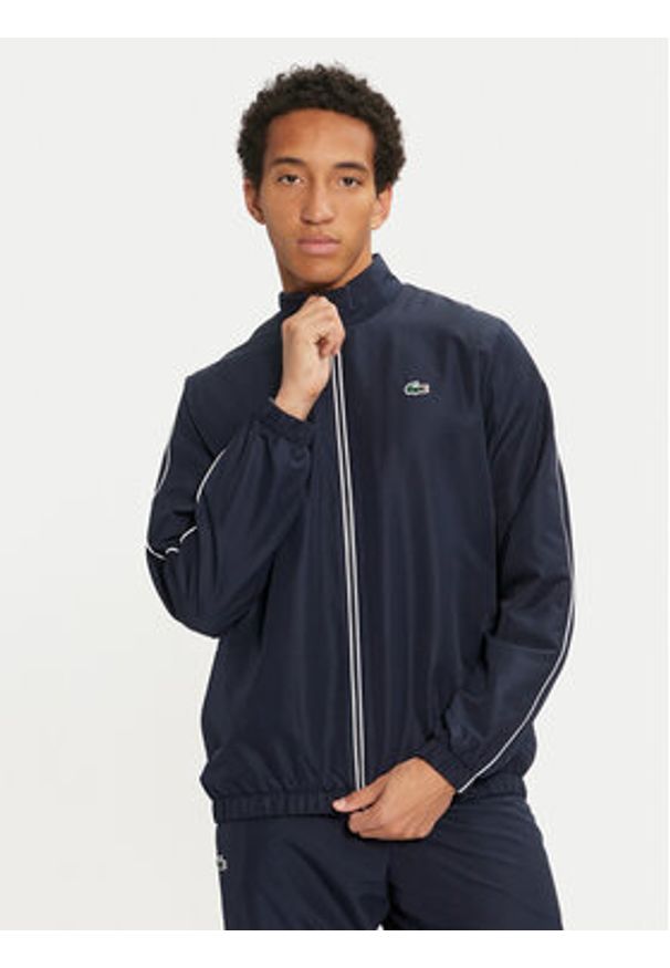 Lacoste Dres WH2574 Granatowy Regular Fit. Kolor: niebieski. Materiał: syntetyk