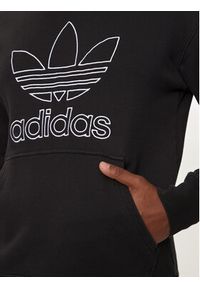 Adidas - adidas Bluza adicolor Outline Trefoil IU2373 Czarny Loose Fit. Kolor: czarny. Materiał: bawełna #6