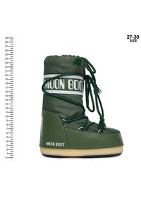 Moon Boot Śniegowce Mb Icon Nylon 80D1400440 S Zielony. Kolor: zielony. Materiał: skóra #5