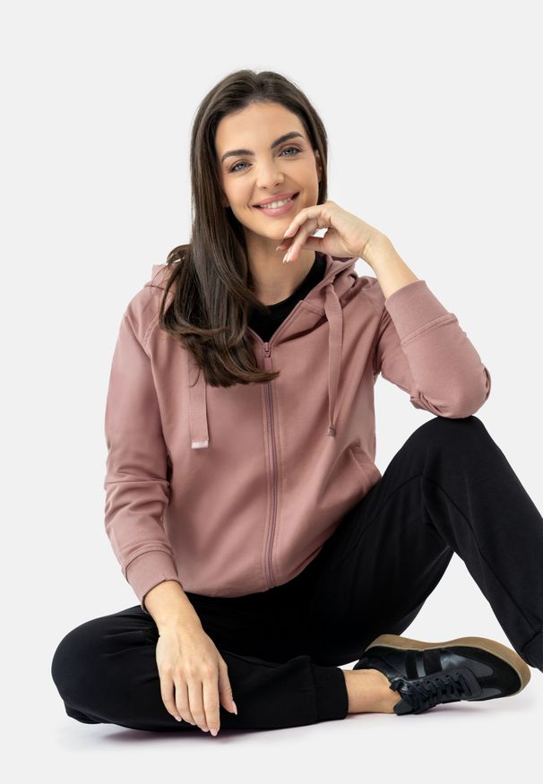 Volcano - Klasyczna bluza z kapturem B-JOKOS. Typ kołnierza: kaptur. Materiał: elastan, bawełna, materiał, dresówka, dzianina. Styl: klasyczny