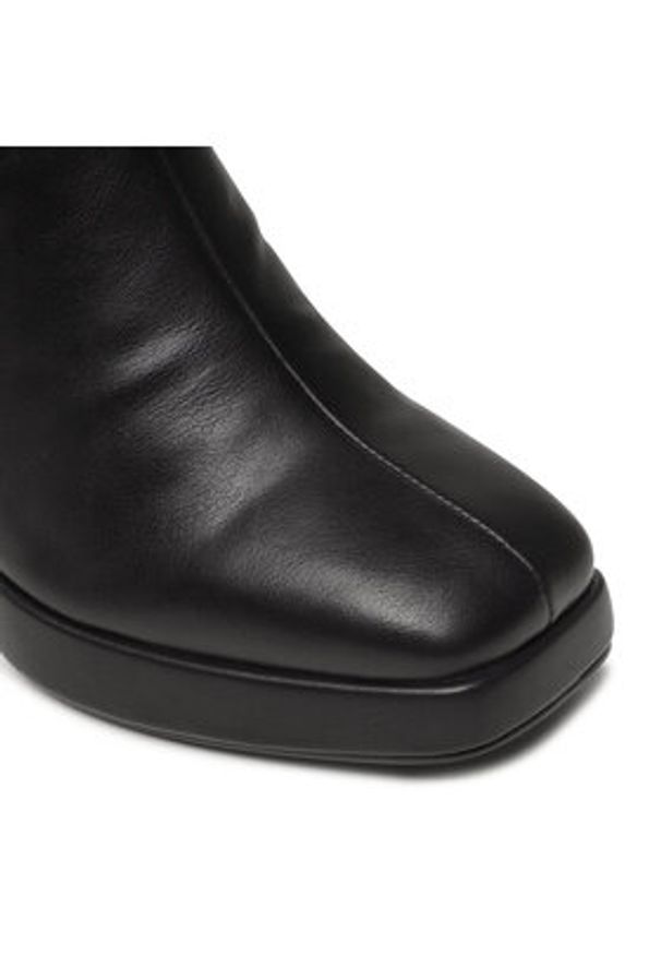 DeeZee Kozaki H040301-01 Czarny. Kolor: czarny. Materiał: skóra