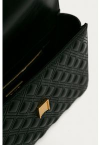 Tory Burch Torebka skórzana kolor czarny. Kolor: czarny. Materiał: skórzane. Rodzaj torebki: na ramię #2
