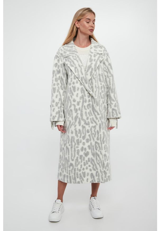 Sportalm - Płaszcz damski wełniany z moherem SPORTALM. Materiał: wełna, moher